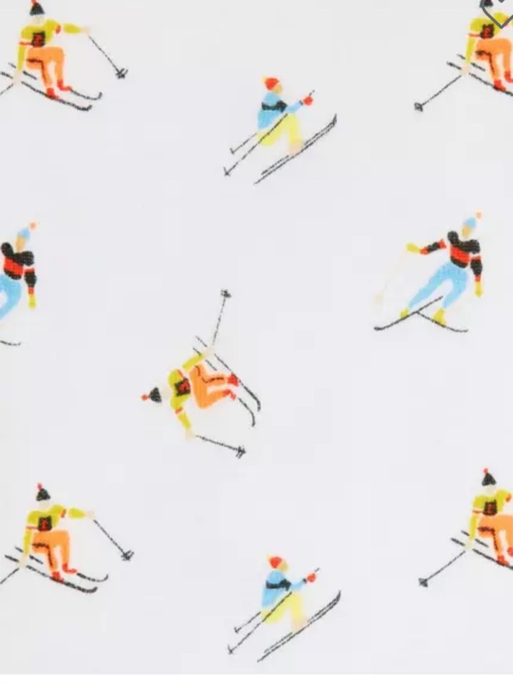 Janie and Jack Boys Good Night in Skier Print Pajama In Skier Size 12 New